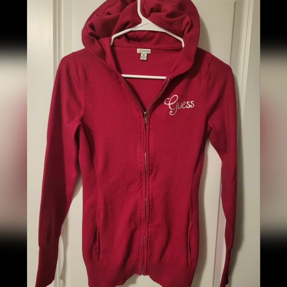Guess Bold Pink Hoodie